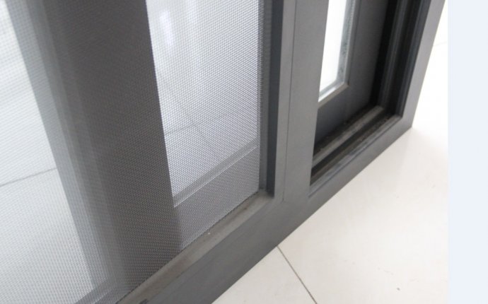 Double Glazed Aluminium Sliding Window With Mosquito Screen Insert