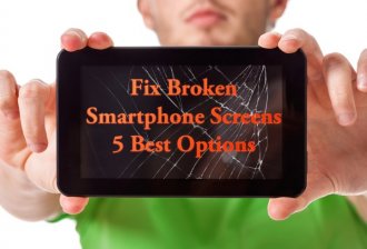 5 best options to fix a broken smartphone screen.