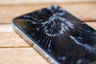 See if you can get a free screen repair or replacement.